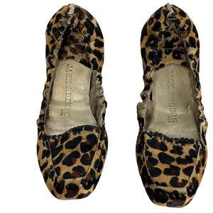 jack rogers leopard fur flats Size 5